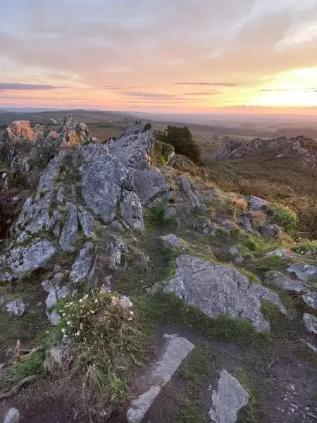 sommet dans les monts d'Arrée